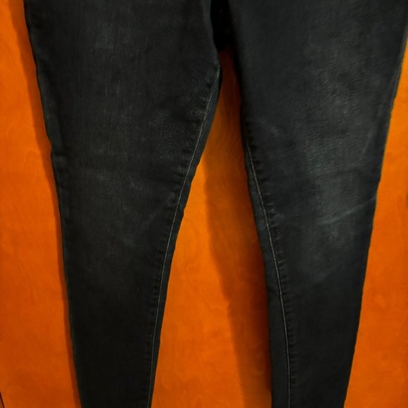 Express‎ Dark Wash Blue High Rise Skinny Jeans 8L - Picture 6 of 15